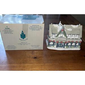 Vintage Partylite Candle Shop Tealight Candle House P0266 In Box Christmas